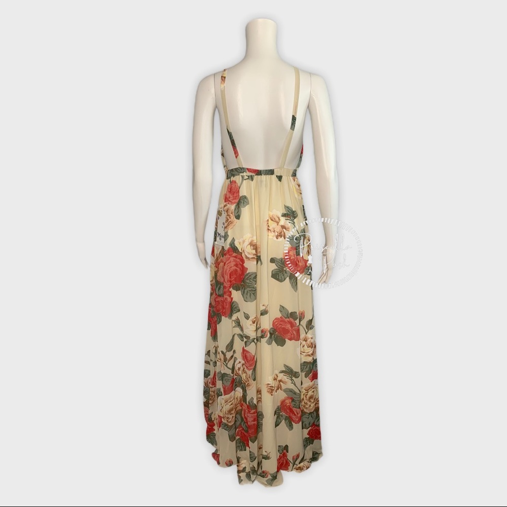NWT SHOW ME YOUR MUMU Rose Print Amanda Maxi Dress - Picture 6 of 10